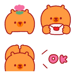 【絵文字】毎日使えるカピバラ