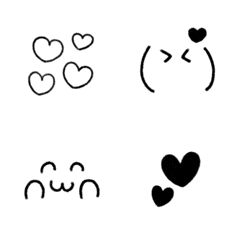 かわいいシンプルな絵文字☺︎