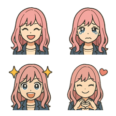 Office Girl Emoji vol.1