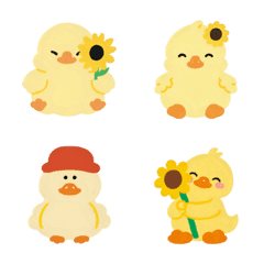 Duck & Sunflower