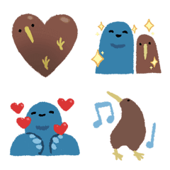 kiwi&kyoryu(emoji)