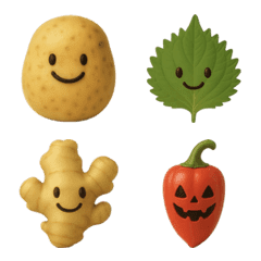 買い物リスト(野菜、やさい)の絵文字です