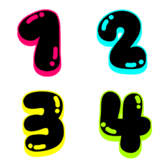 Number Emoji v.18