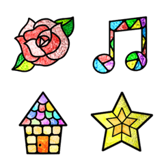 Stained Glass Emoji_Revised ver.