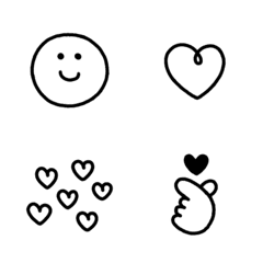 大人カワイイシンプル絵文字☺︎