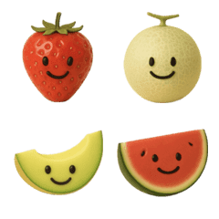 買い物リスト(果物、くだもの)の絵文字です