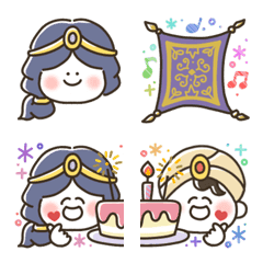 アラジンのリアクション絵文字♡