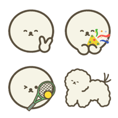SANBONSHIPPO NO BICHONFRISE EMOJI1