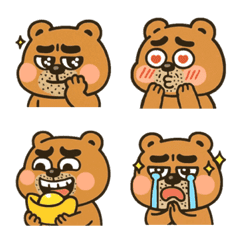 Chill Wanderer Bear Emojis Vol.1