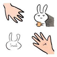 Happy Rabbit_01 – LINE表情貼 | LINE STORE