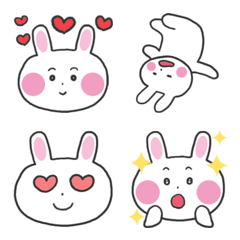 Cute relaxed rabbit reaction every day