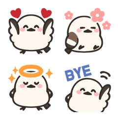 Fluffy Shimaenaga: Reaction Emojis