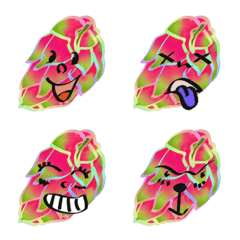 dragonfruits (fruits Face emotion)