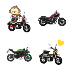 I like bike. emoji's