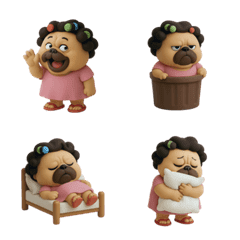 忙しいブルドッグの家政婦