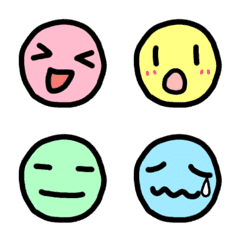 リアクションに映える絵文字【〇タイプ】