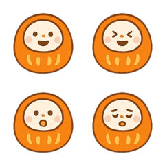 かわいいタンブラーの日々の気分-オレンジ