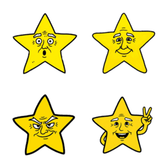 シュールな星の絵文字