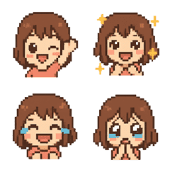 Easy-to-use facial expression emoji