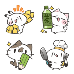 ゆるうさとにゃんこの絵文字
