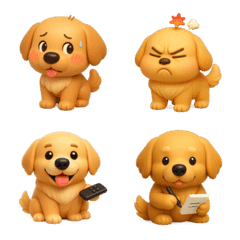 Golden Retriever says hello