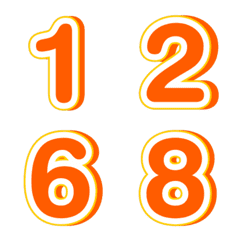 อิโมจิ ตัวเลข เงา 34