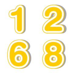 อิโมจิ ตัวเลข เงา 35