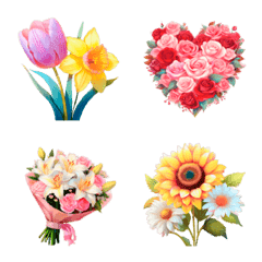 Simple Flower Emoji Dairy