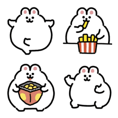 肥兔子動漫表情符號