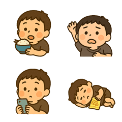 日常使いのシンプル絵文字コレクション01
