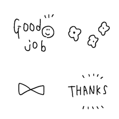『simple リアクション絵文字』