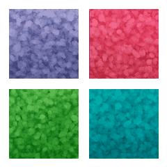(40 colors) square salt