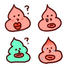 Pink feces