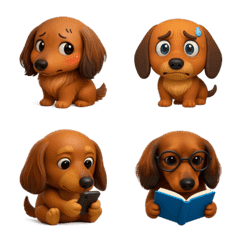 Dachshund says hello to you