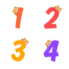 日期的數字之柴犬冒出頭