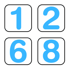 อิโมจิ ตัวเลข กล่อง 13