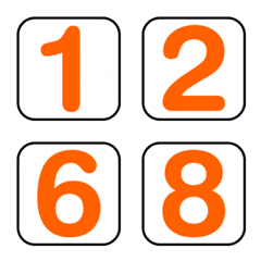 อิโมจิ ตัวเลข กล่อง 16