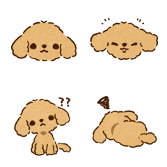 Fluffy Poodle Emoji
