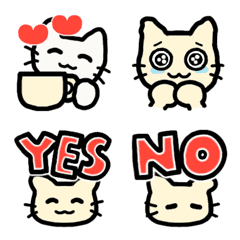 Cat moving emoji
