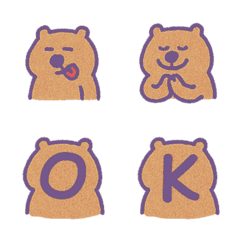 Cute Groundhog+26English(Purple)