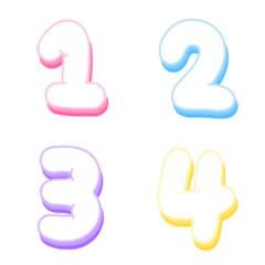 Number Emoji v20