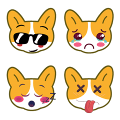 Baby Corgi Adventure (Emoji) Ver9