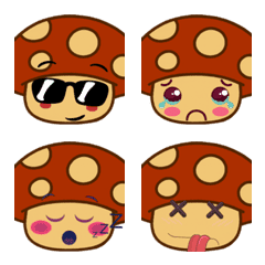 Baby Mushroom Life (Emoji) Ver3