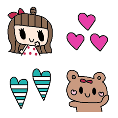 nenerin色んな絵文字セット1092可愛い