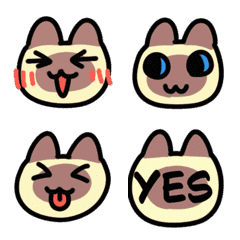 動く！シャム猫