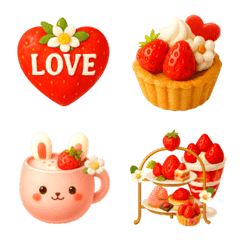 Delicious!sweet sweet strawberry cafe