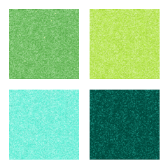 glitter green