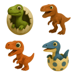 恐竜とダイナソーとジュラシックの絵文字2