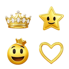 ชุดอิโมจิทองคำสุดหรู