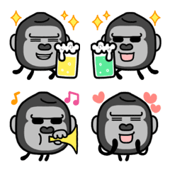 Gorilla Emoji ver.8
